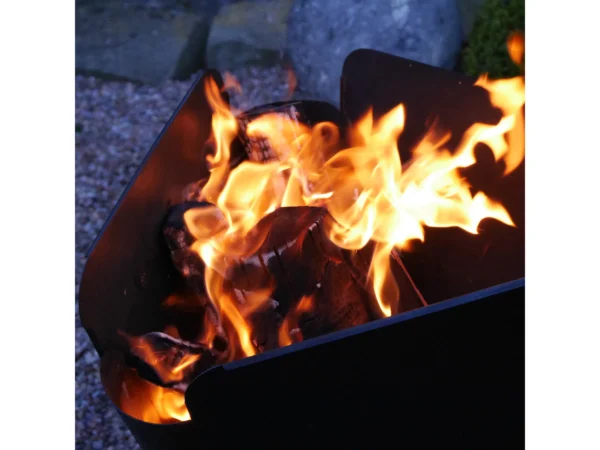 VASNER Merive M2 Feuerkorb mittelhoch abgerundet Schwarz – Bild 8