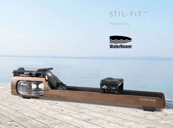 Stil-Fit Rudergerät FLOW ONE Walnuss – Bild 6