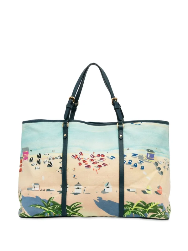 2011 pre-owned Louis Vuitton Ailleurs Cabas Promenade GM Handtasche – Bild 2