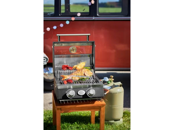 Rösle Gasgrill BBQ-Portable Videro G2-P 50 mbar Schwarz – Bild 5