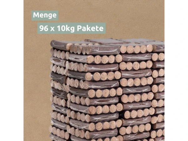 Holz4home Hartholz Eichenbriketts Holzbriketts 960 Kg Pro Palette – Bild 3