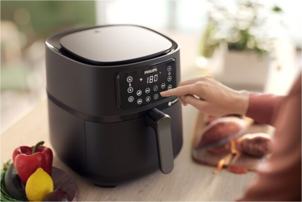 Philips 5000 series Airfryer XXL Luftfriteuse schwarz – Bild 2