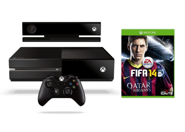 Xbox One - Konsole 500GB #schwarz + FIFA 14 + Kinect + Original Controller (sehr guter Zustand) (gebraucht) – Bild 5