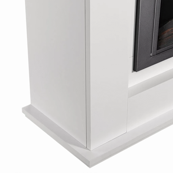 Juskys Elektrischer Kamin rechteckig weiß (51202) – Bild 8
